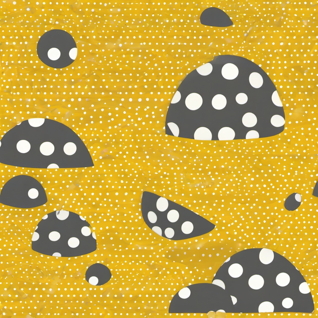 Yellow Background Wallpaper - polka dot yellow background  