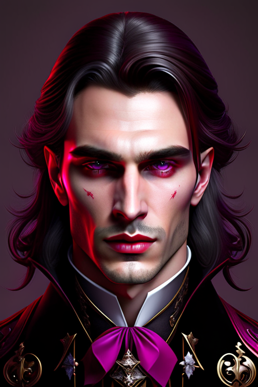 vampire clipart - lord vladislaus, a regal and aristocratic vampire. 