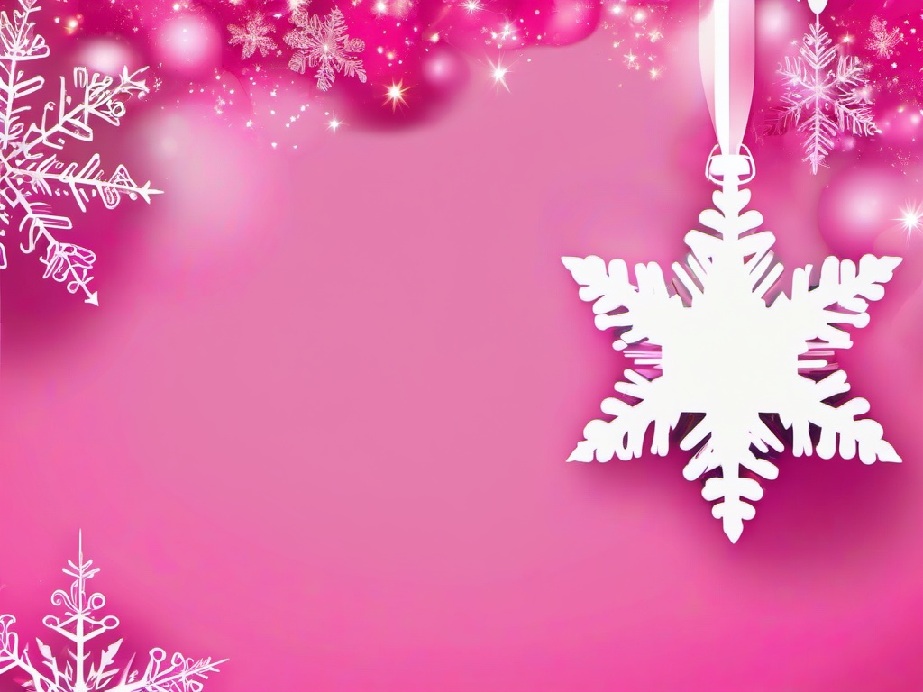 Pink Christmas Phone Wallpaper  