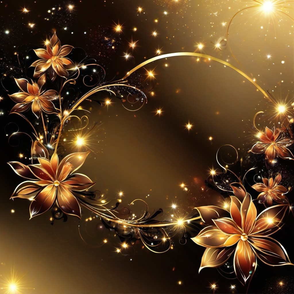 Glitter background - flower glitter wallpaper  