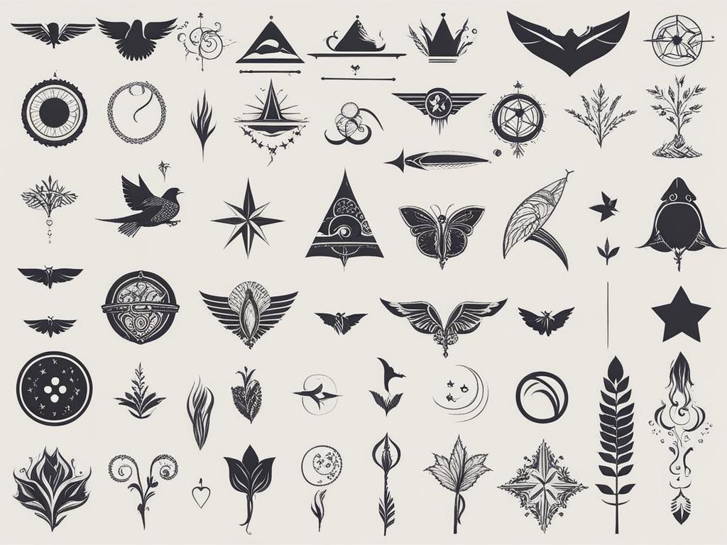 various ideas for small tattoos holding personal significance or conveying a minimalist aesthetic. 