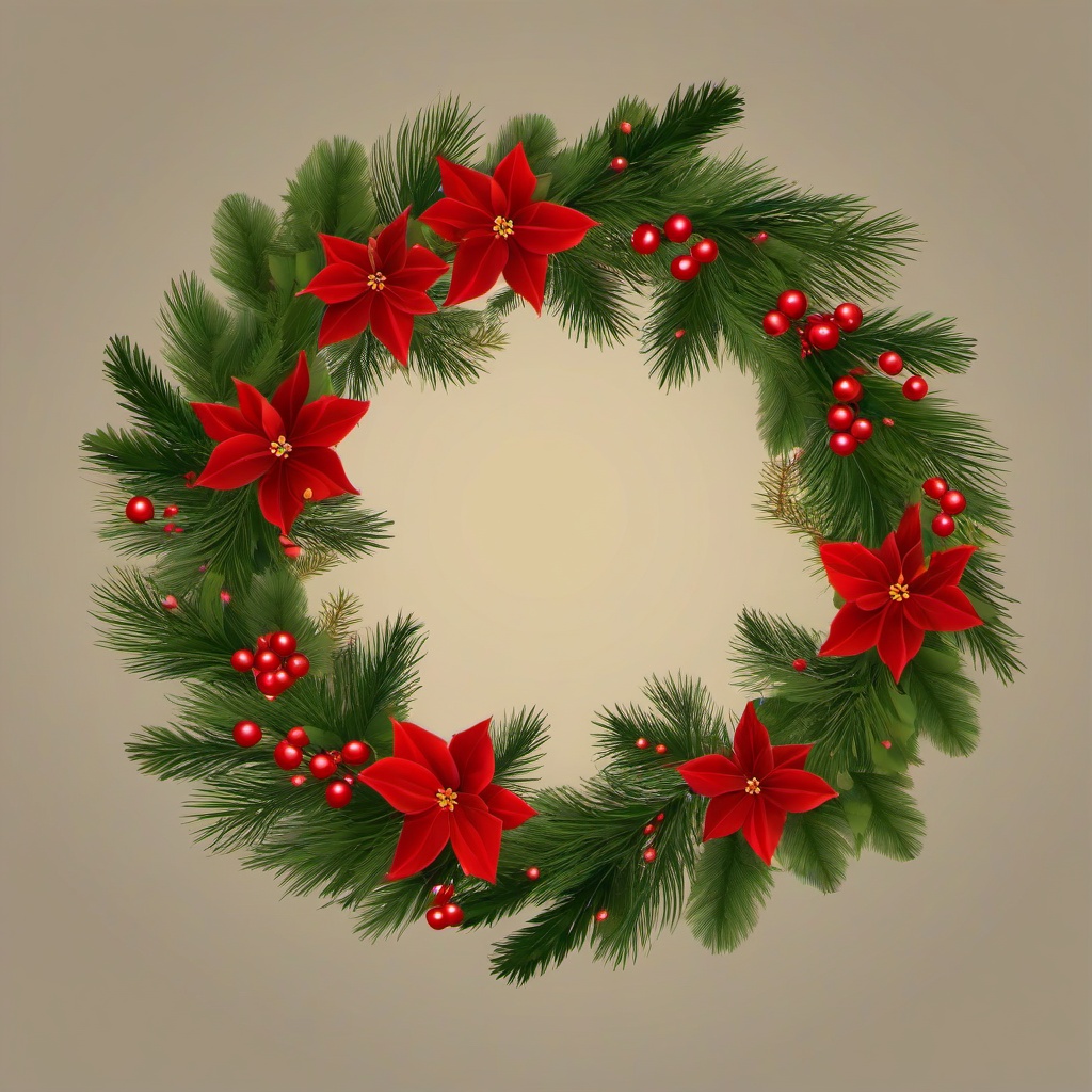 Christmas Wreath  clipart