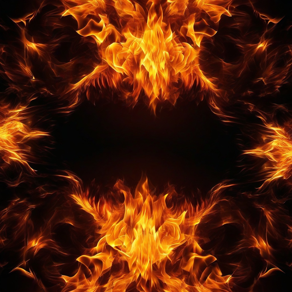 Fire Wallpaper - Intense blaze of yellow-orange fire  background wallpaper