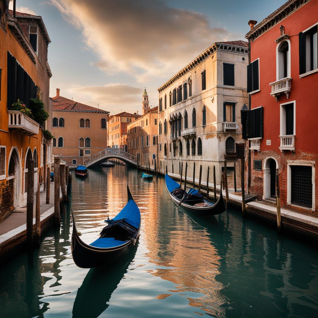 venice canals - embrace the picturesque canals of venice, italy, with gondolas gliding along the waterways. 