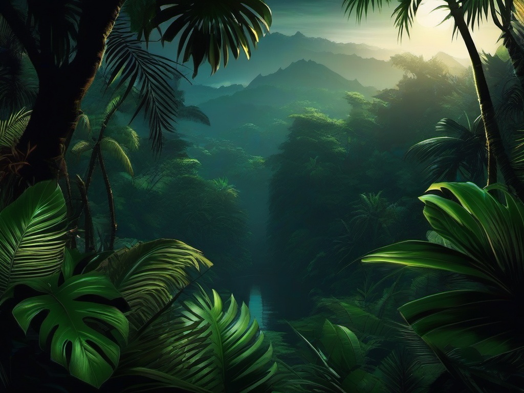 Dark Jungle Wallpaper  ,desktop background wallpaper