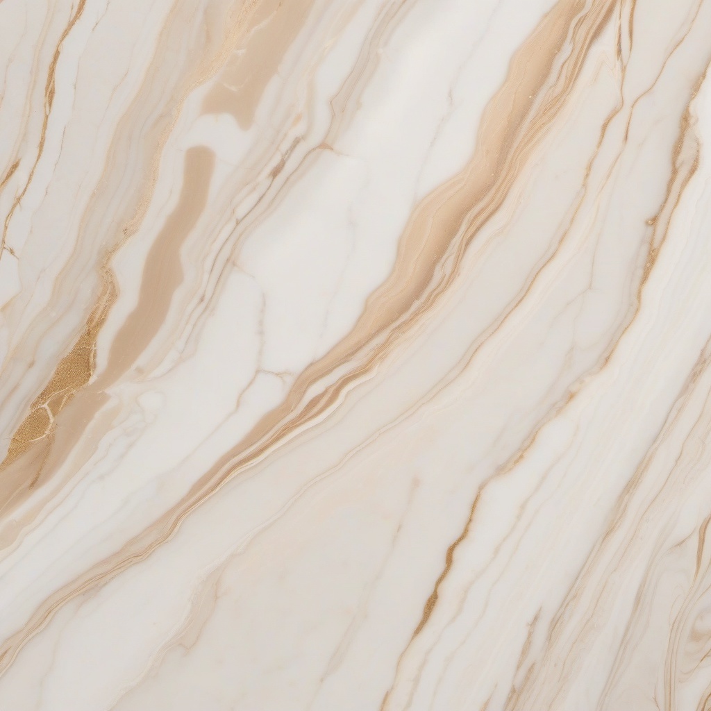 Marble with a soft beige surface and subtle brown veining top view, product photoshoot realistic background, hyper detail, high resolution