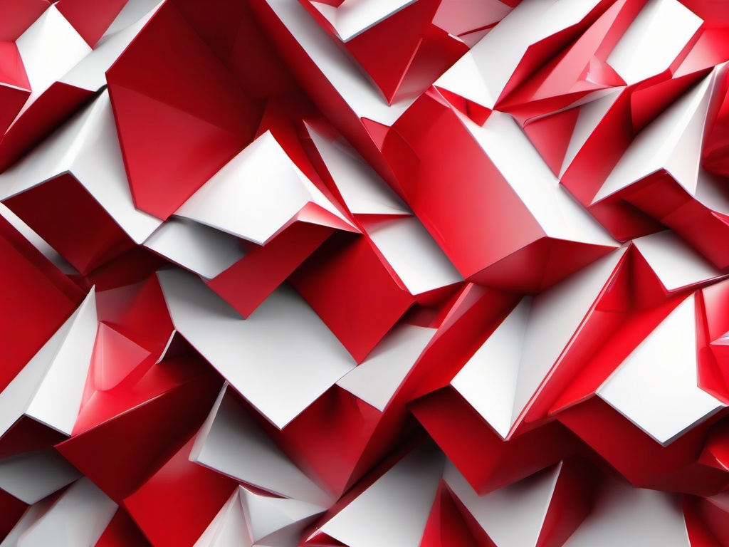 Red 3D Background - Bold red with a 3D effect.  background wallpaper