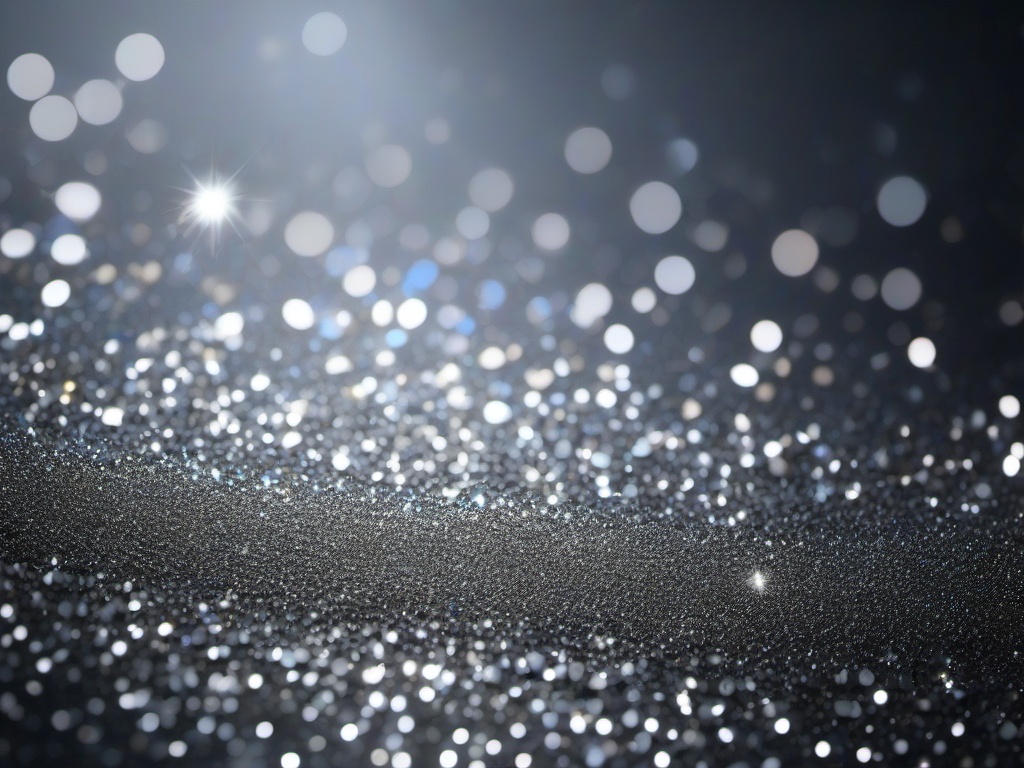 Sparkle Silver Glitter Background  