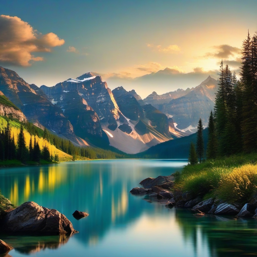 Mountain Background Wallpaper - lake and mountain wallpaper  