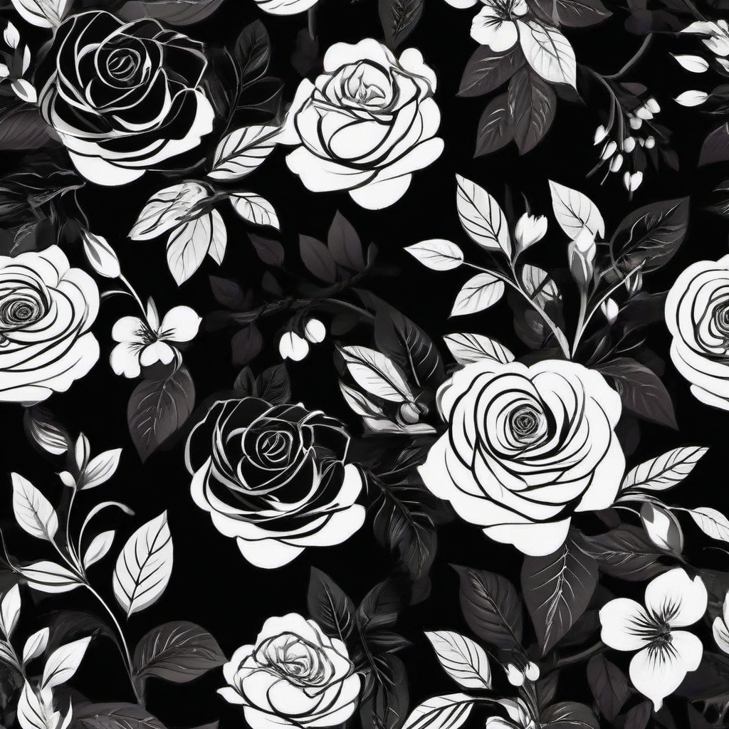 Flower Background Wallpaper - background black rose  