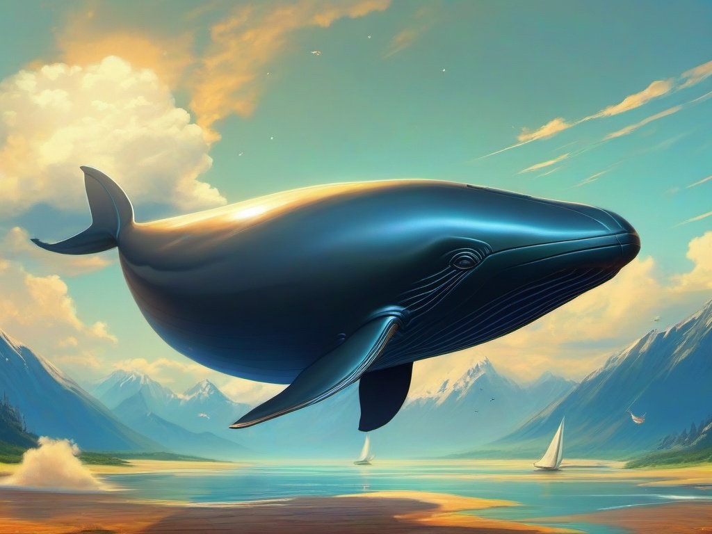 Sky Whale Wallpaper  ,desktop background wallpaper