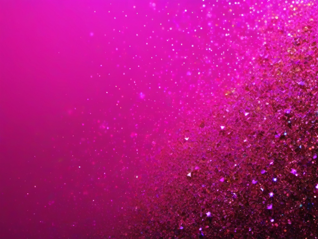 Neon Pink Glitter Background  