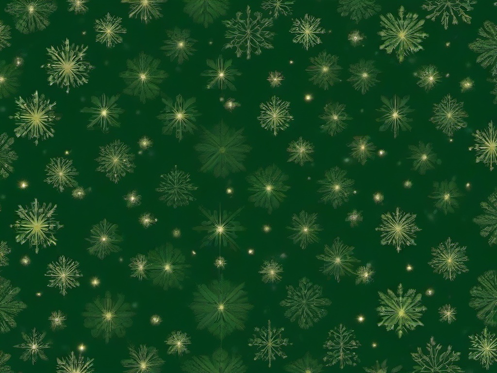 Dark Green Christmas Background  