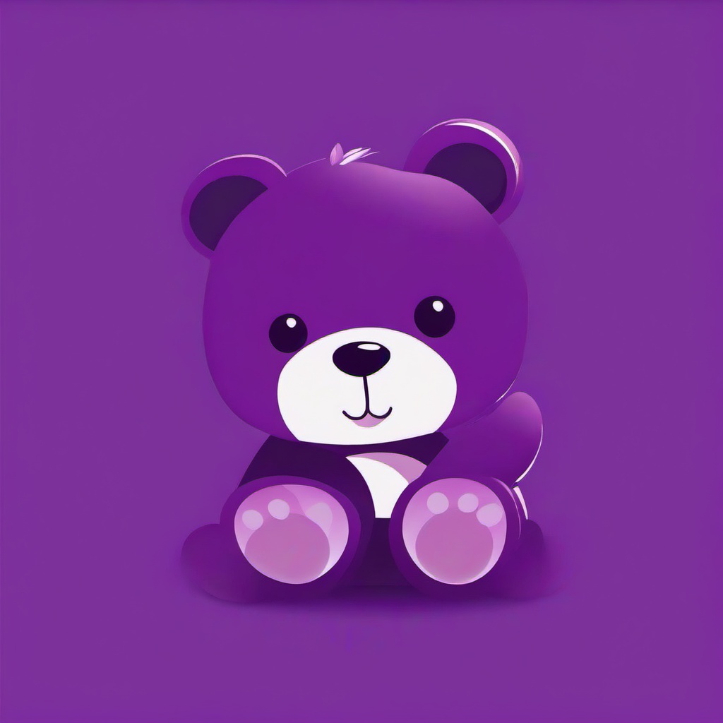 Purple Background Wallpaper - cute purple bear wallpaper  