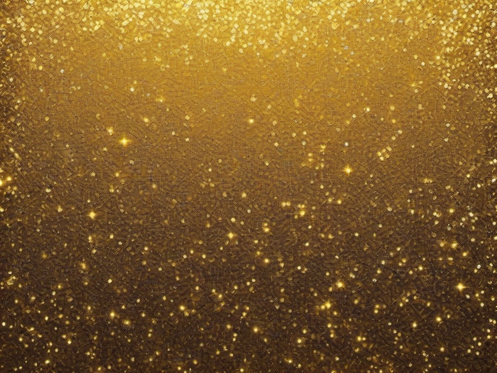 Yellow Gold Glitter Background  