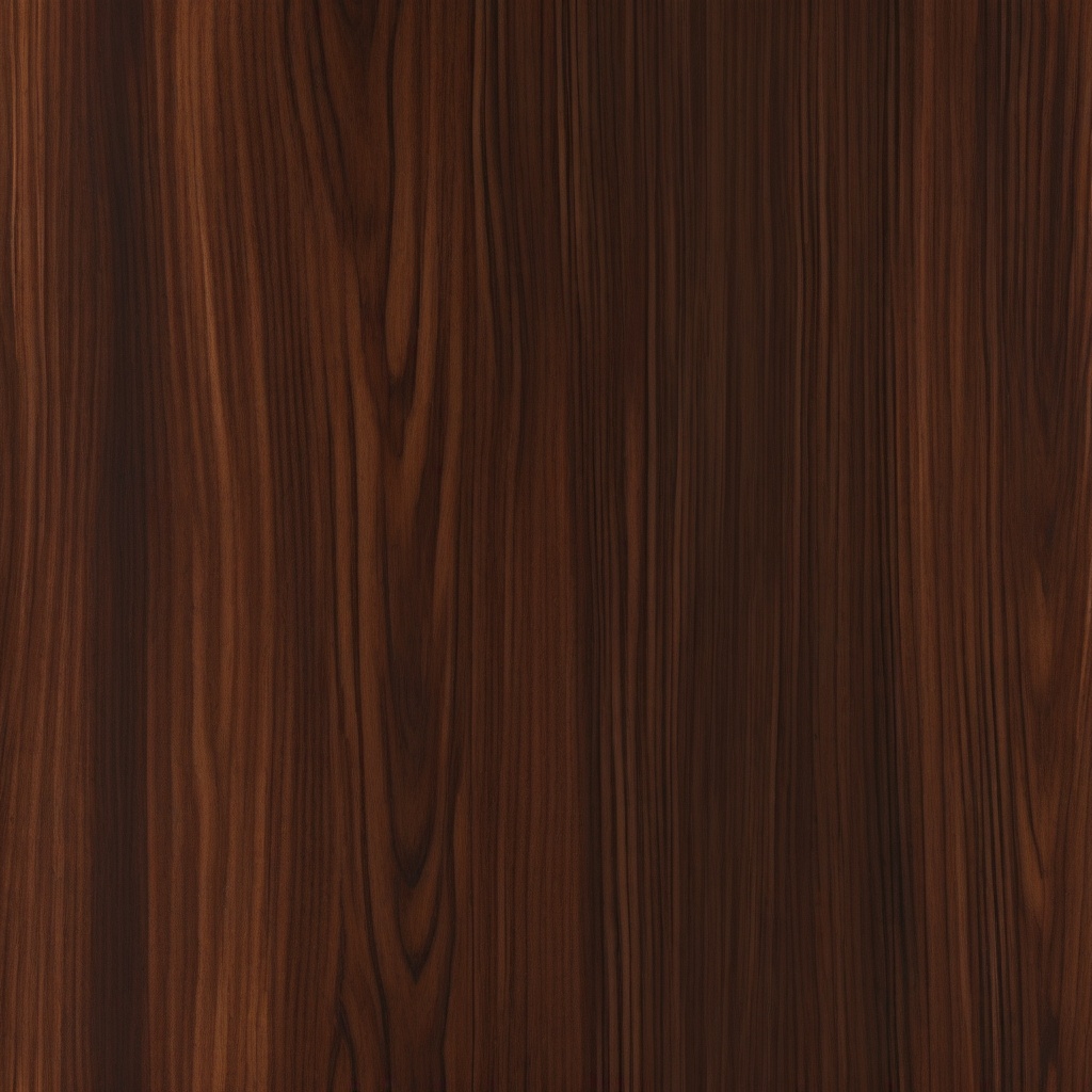 Rosewood featuring a warm, deep brown hue and an exotic, polished surface top view, product photoshoot realistic background, hyper detail, high resolution