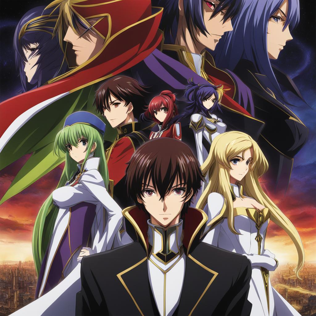 code geass - leads a rebellion against oppressive forces in a sprawling, war-torn kingdom. 