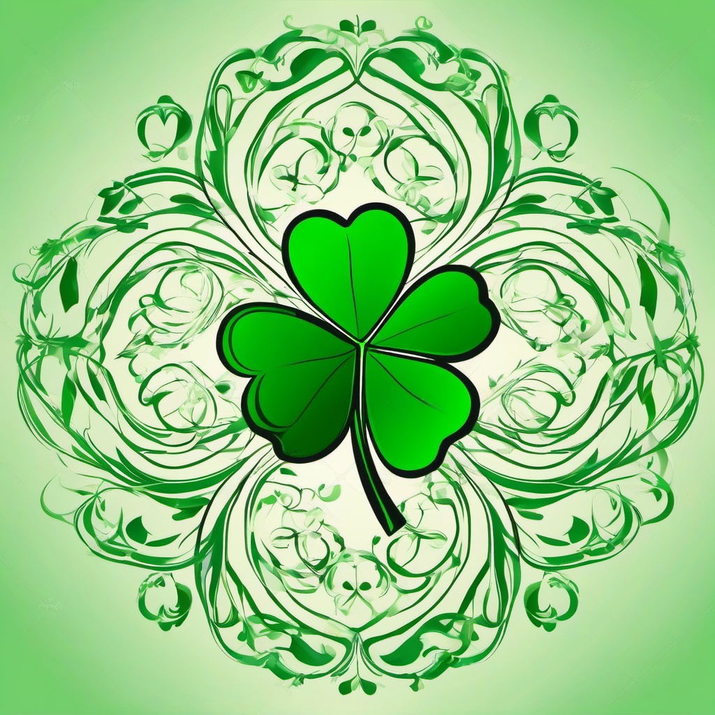 4 Leaf Clover  clipart