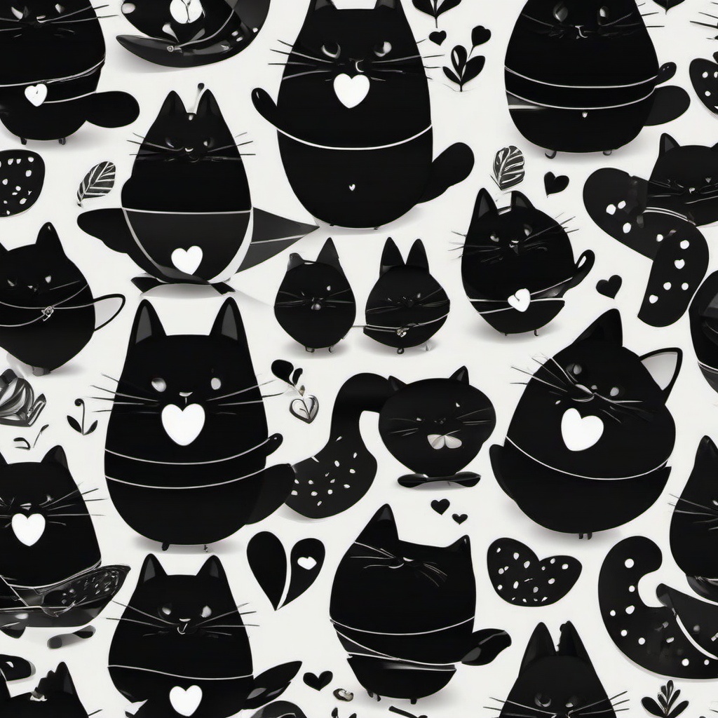 Cute Wallpaper Black - Black-themed with cute style  ,background wallpaper