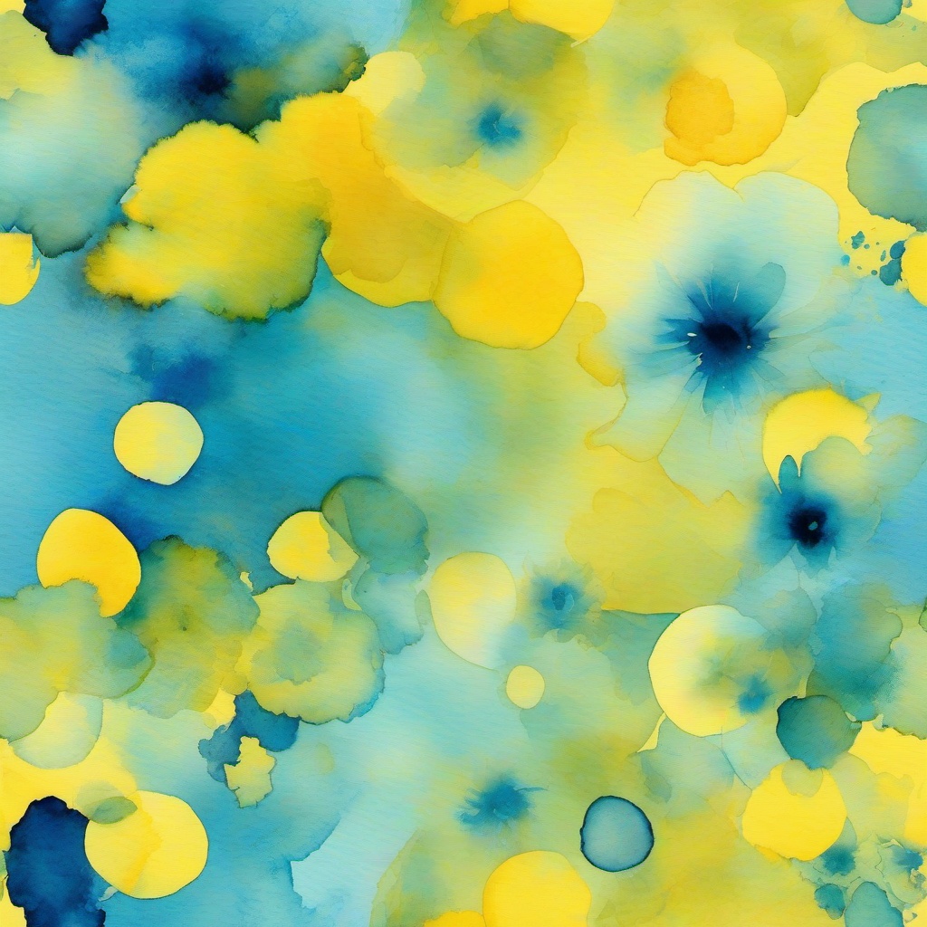 Yellow Background Wallpaper - blue and yellow watercolor background  