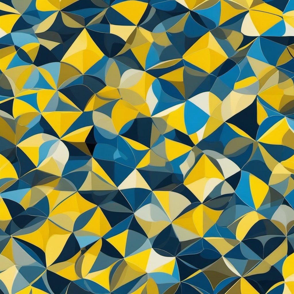 Geometric Background - yellow and blue geometric wallpaper  