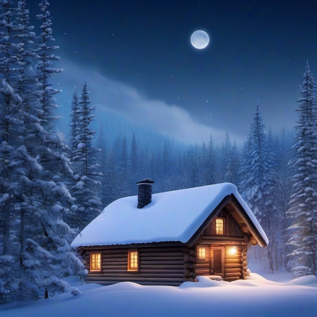 Winter background wallpaper - cozy winter cabin background  