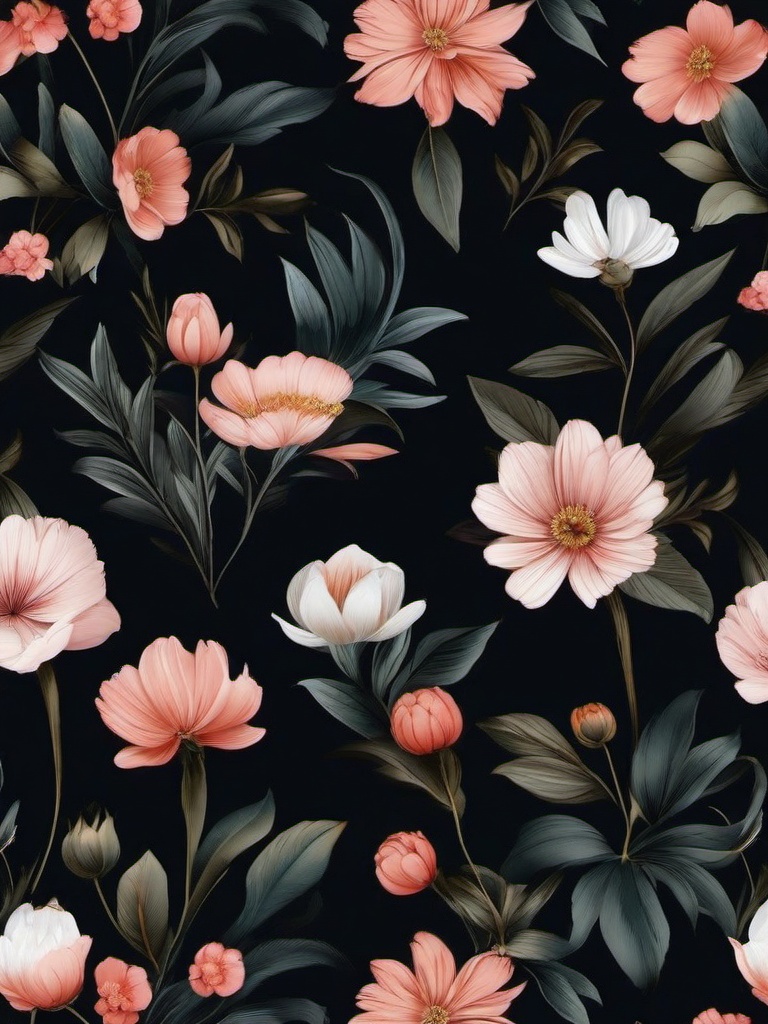 Dark Floral Wallpaper Peel And Stick  ,mobile iphone background wallpaper