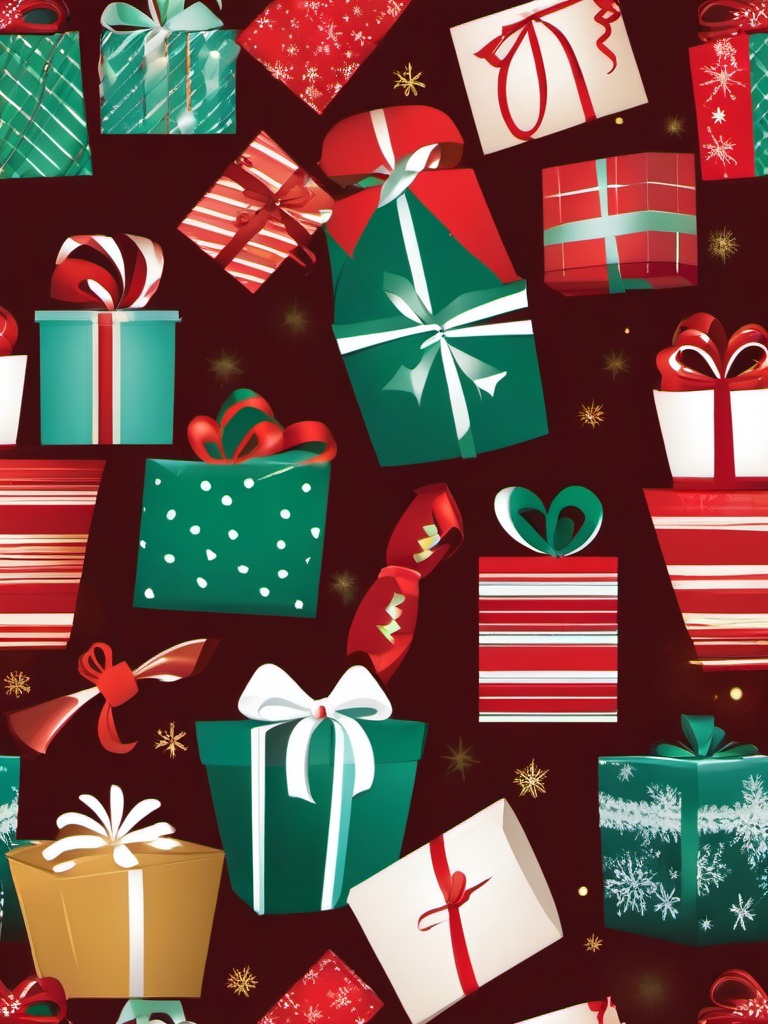 Holiday clipart - gifts wrapped and ready for giving  