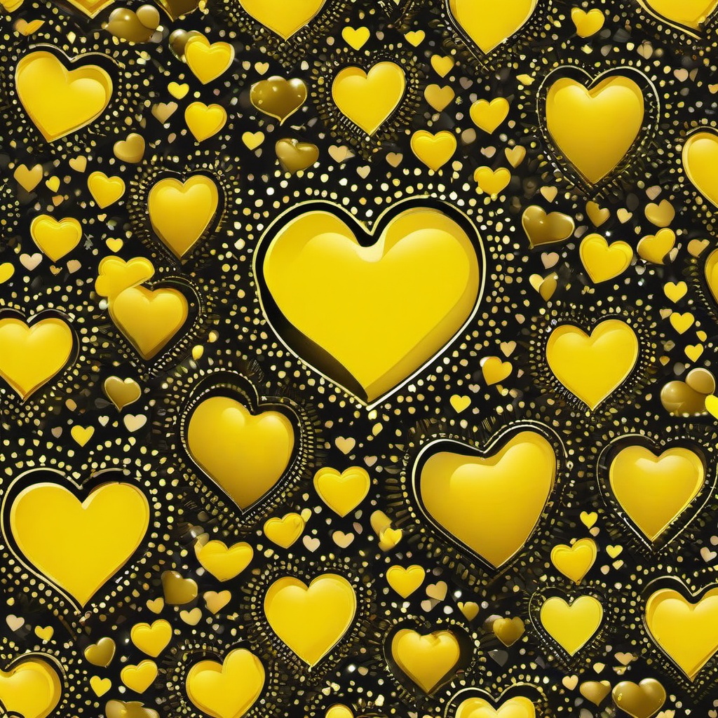 Heart Background Wallpaper - yellow background heart  