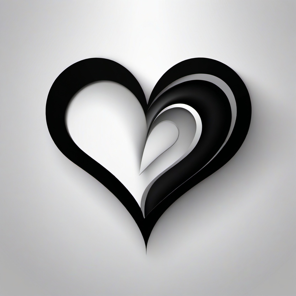 Heart Background Wallpaper - white heart with black background wallpaper  