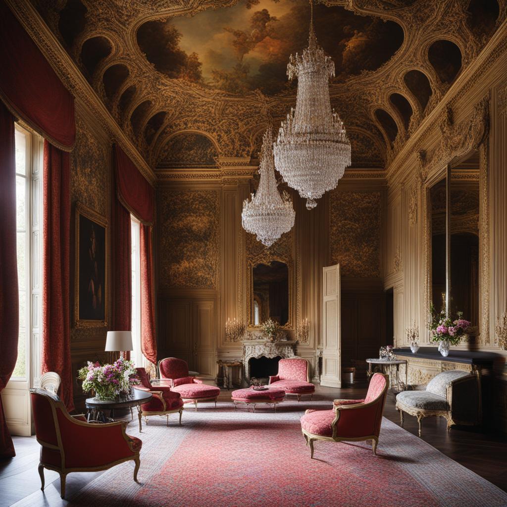 french châteaux, with opulent interiors, grace the loire valley, france. 