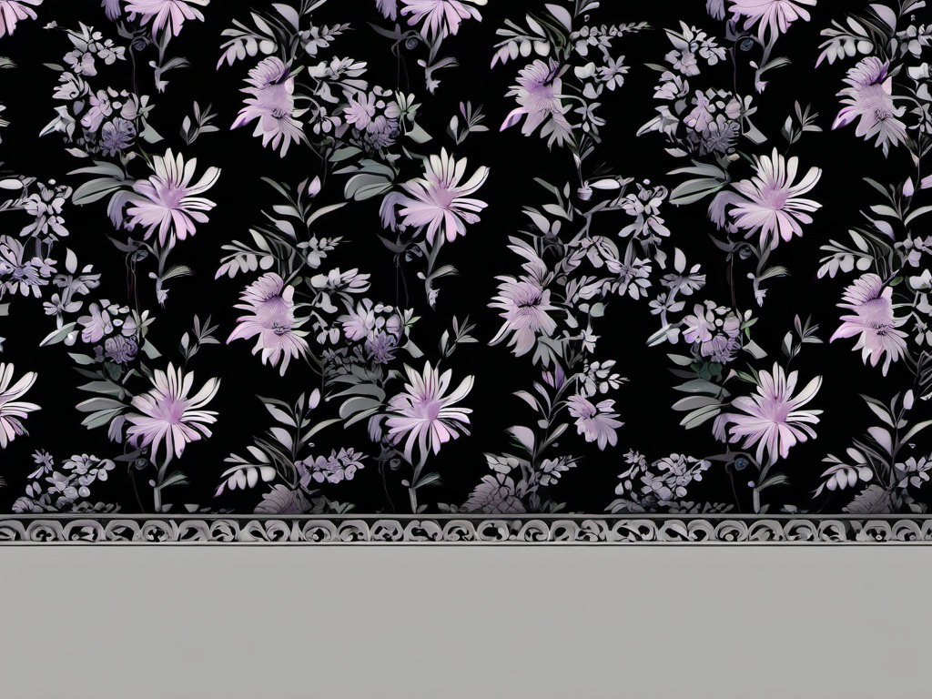 Wallpaper Dark Floral  ,desktop background wallpaper