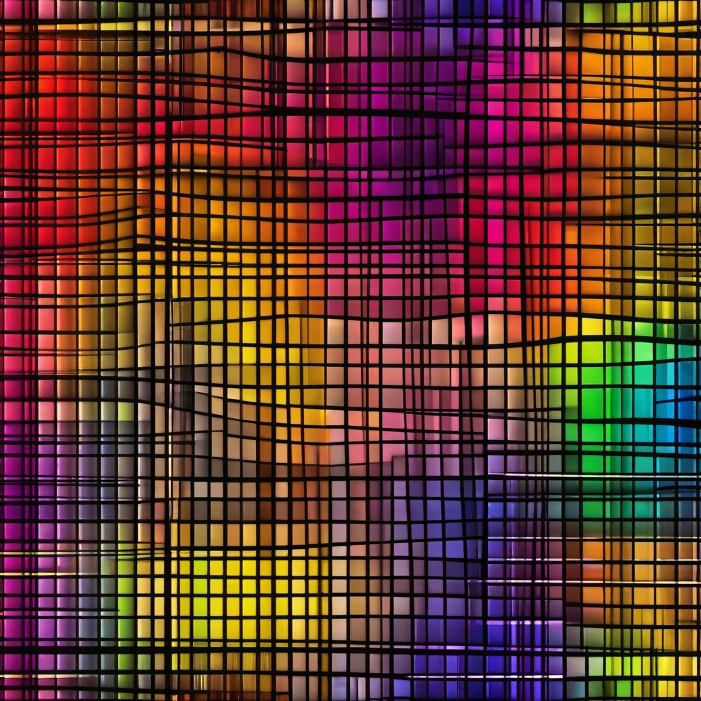 Rainbow Background Wallpaper - rainbow plaid background  