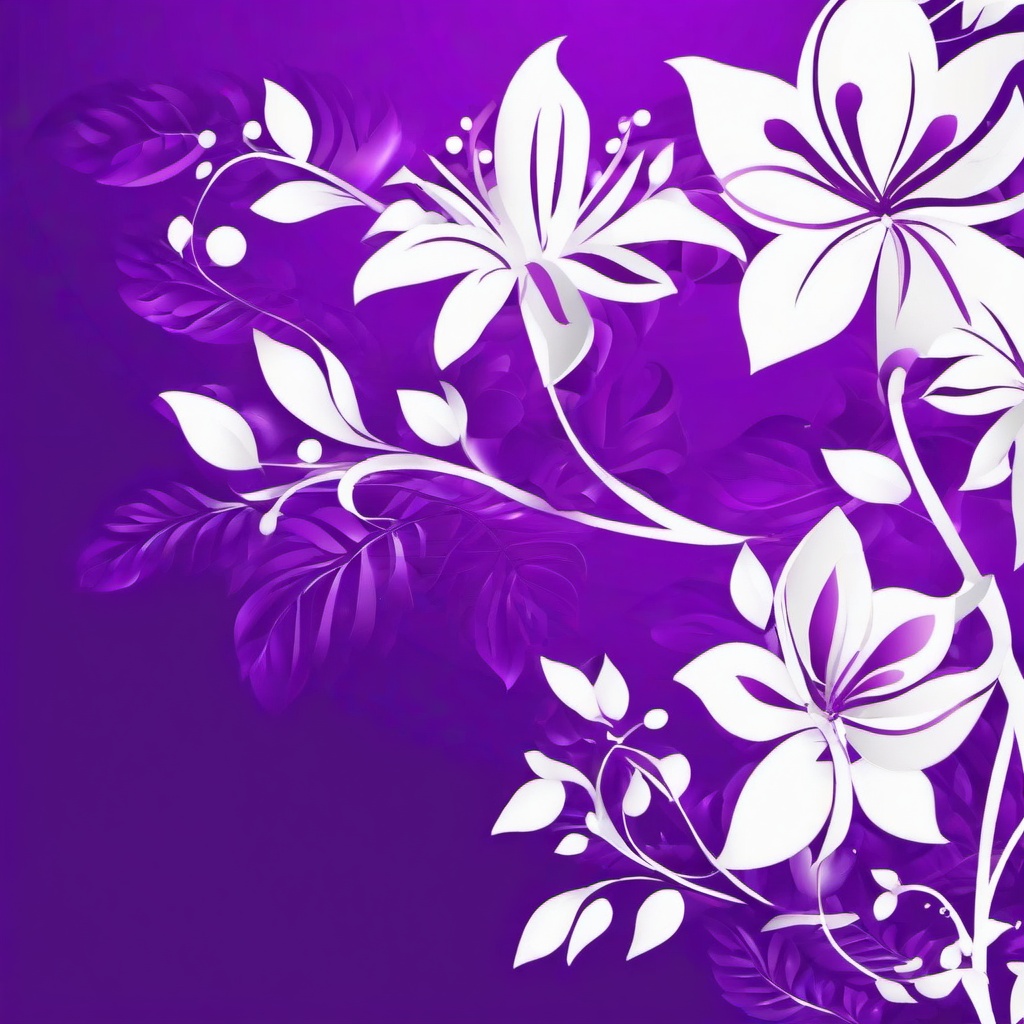 Purple Background Wallpaper - purple flower white background  