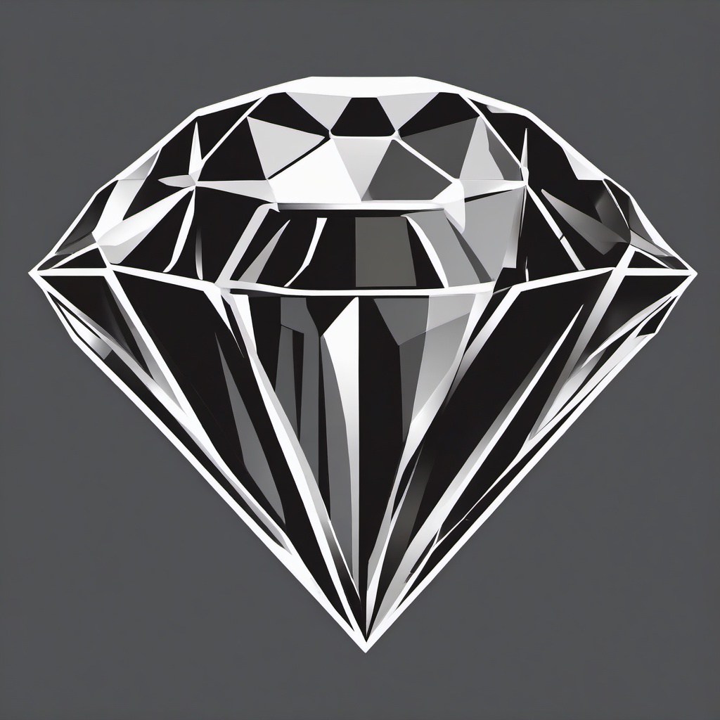 Diamond clipart - diamond with a luxurious touch  vector clipart