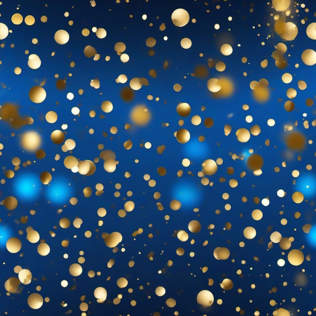 Glitter background - blue background with gold sparkles  