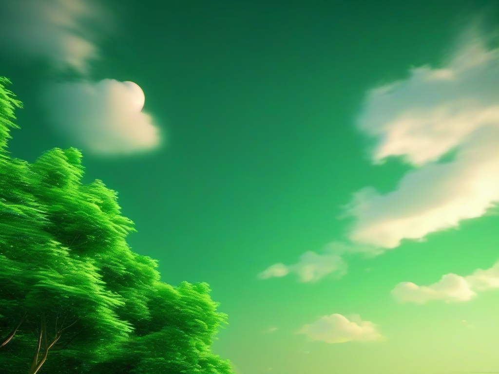 Green Sky Wallpaper 4K  ,desktop background wallpaper