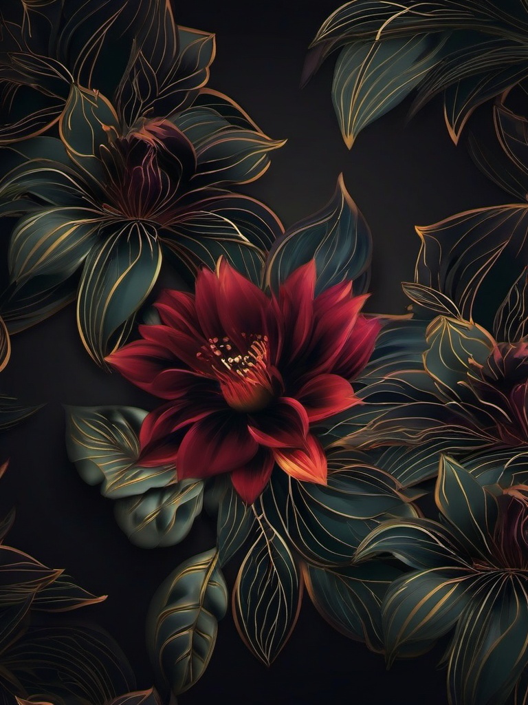 Wallpaper Flower Dark  ,mobile iphone background wallpaper