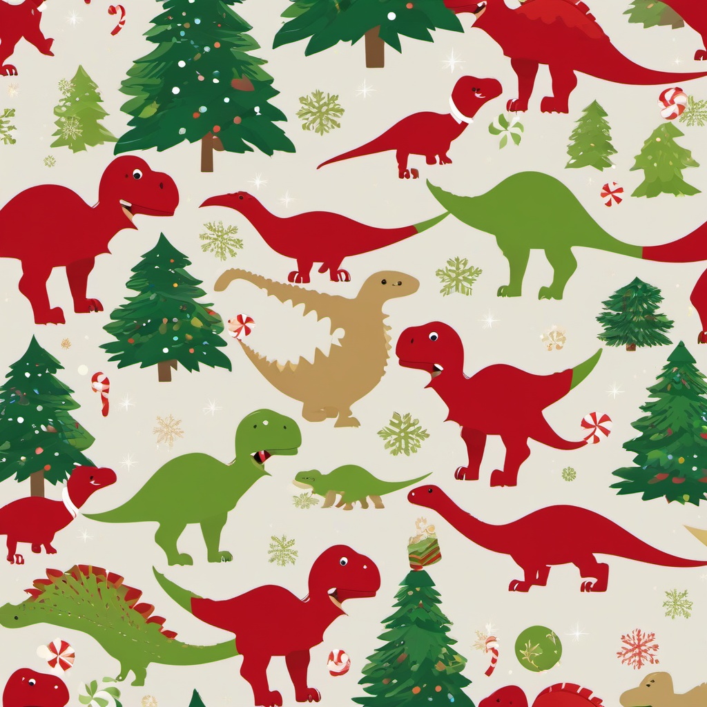 Christmas Background Wallpaper - christmas dinosaur background  