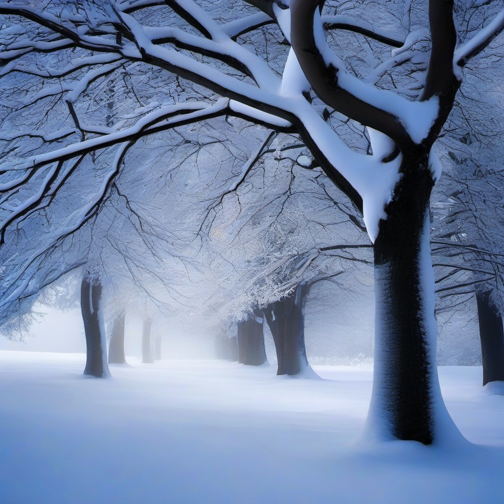 Winter background wallpaper - snow trees wallpaper  