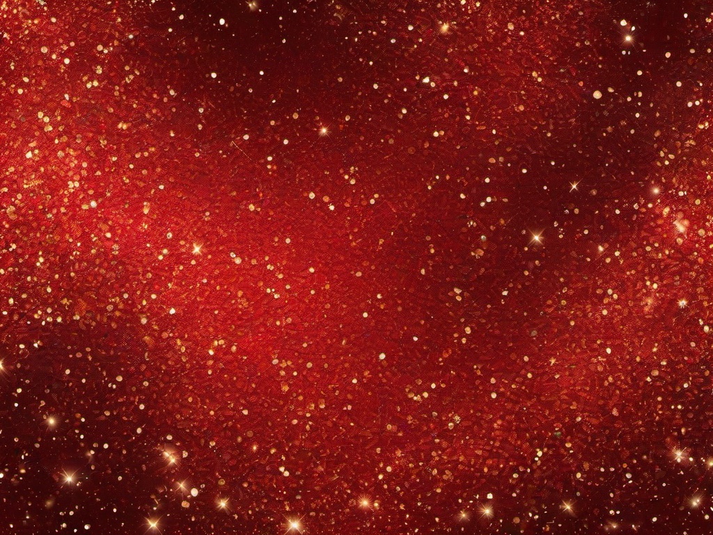 Red And Gold Glitter Background  