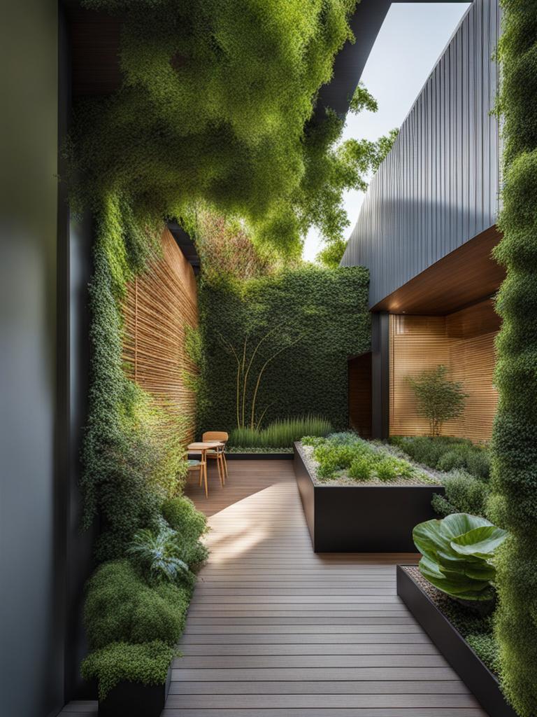 urban gardens and architectural elegance 