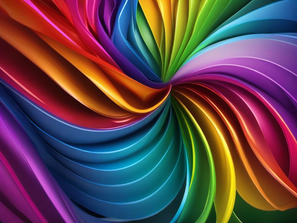 Wallpaper Rainbow Background  