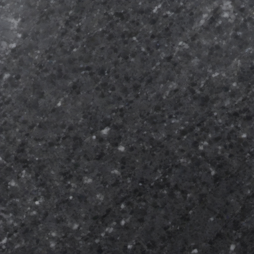 Granite in a blend of gray and silver with a brushed finish top view, product photoshoot realistic background, hyper detail, high resolution