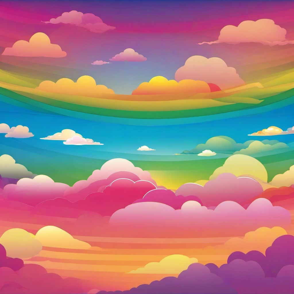 Sky Background Wallpaper - rainbow sky background  