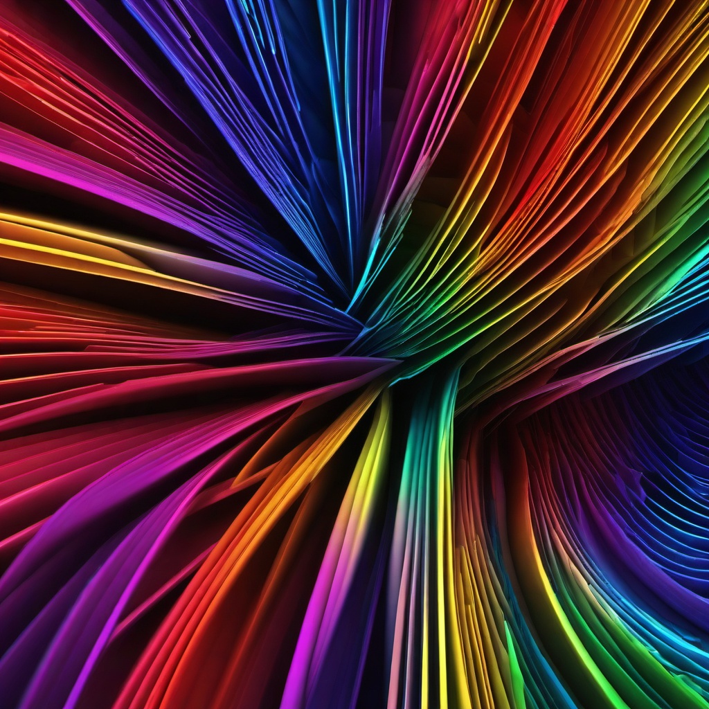 Rainbow Background Wallpaper - rainbow 3d background  