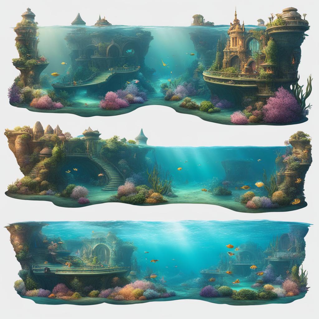 dive into mermaid lagoon, an underwater city where you can swim with mermaids. 