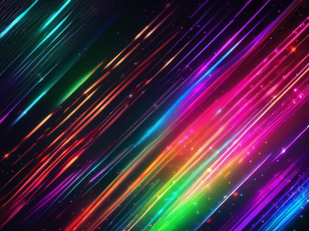 Neon Glitter Background  