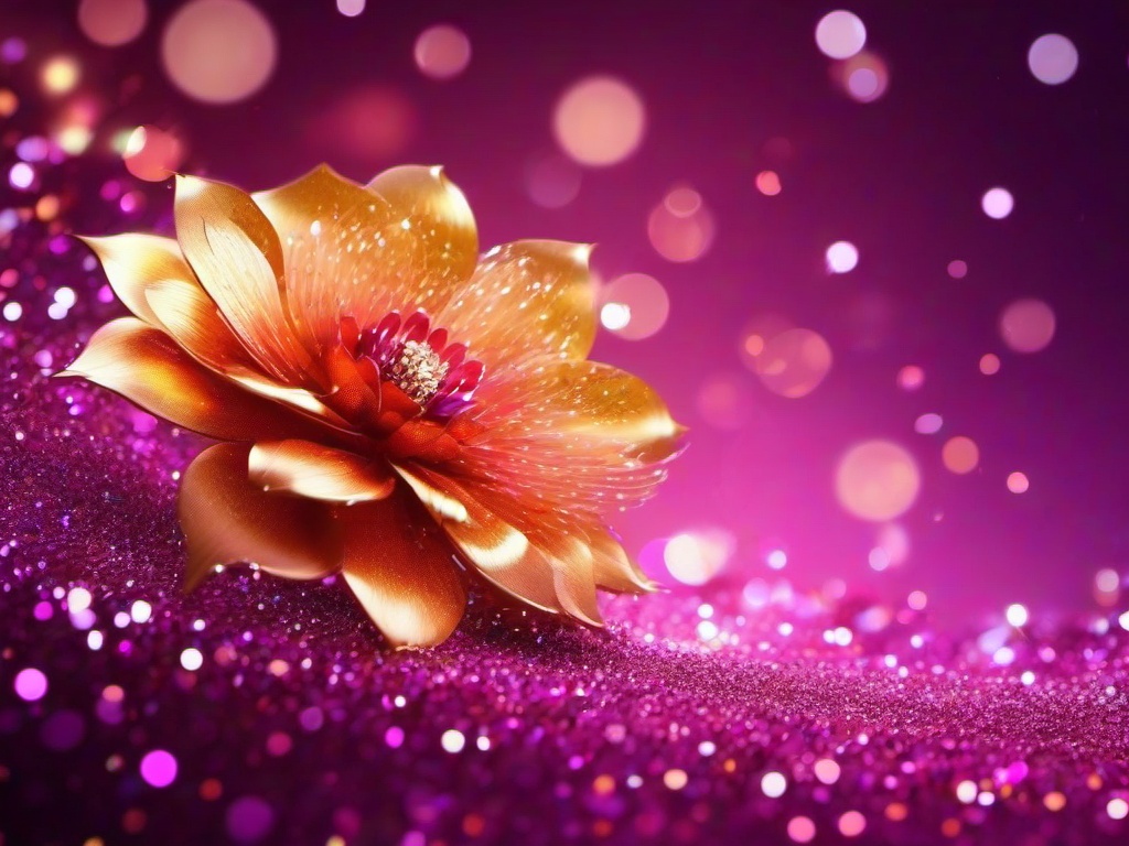 Glitter Flower Wallpaper Hd  