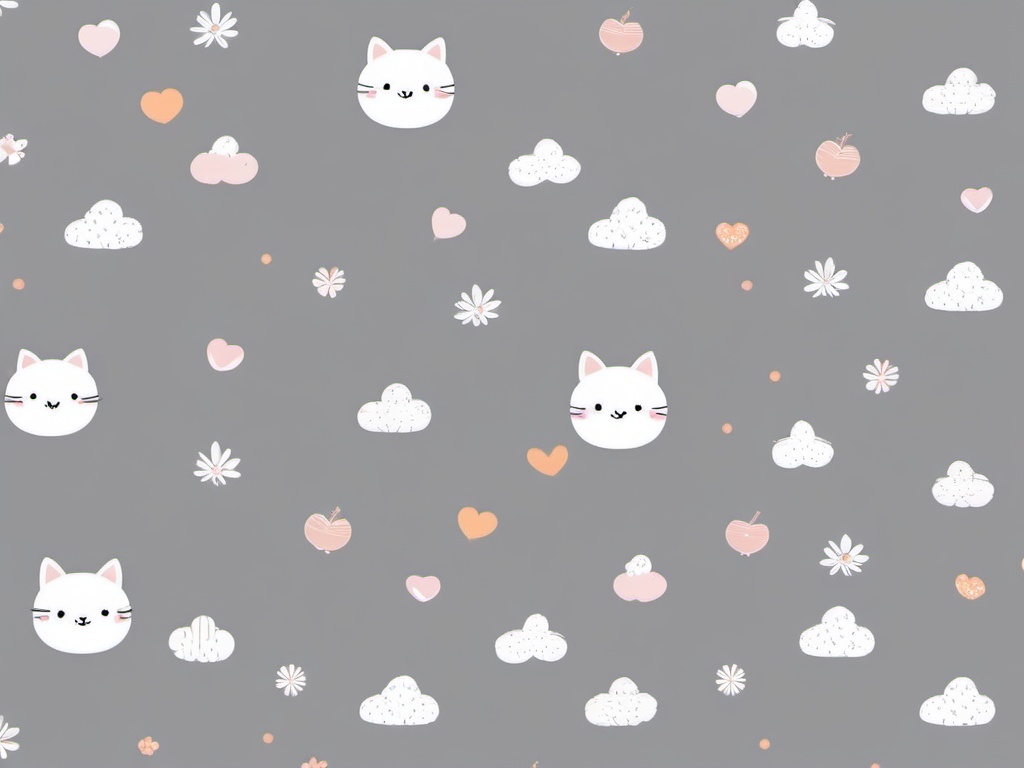 Cute Gray Wallpaper - Soft gray with cute details  ,desktop background wallpaper